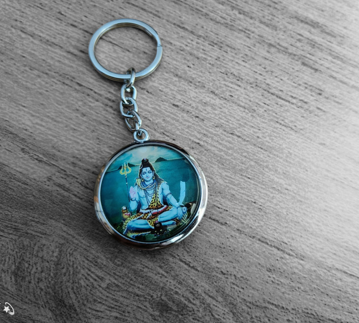 Antique Mahakal Keychain Mahakal Decorative Antique Silver Quality