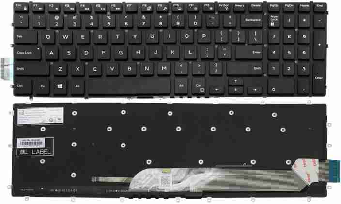 2000 Bobページ TECHCLONE Laptop Keyboard Replacement DELL INSPIRON 15 15-7566, 15