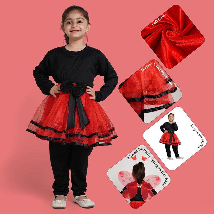 KAKU FANCY DRESSES Tu Tu Skirt for Girls, Western Dance Dress - Main Image