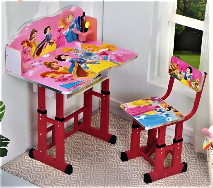 mlu Baby Desk/ Multipurpose Kids Study table chair Height Adjustable Metal Desk Chair
