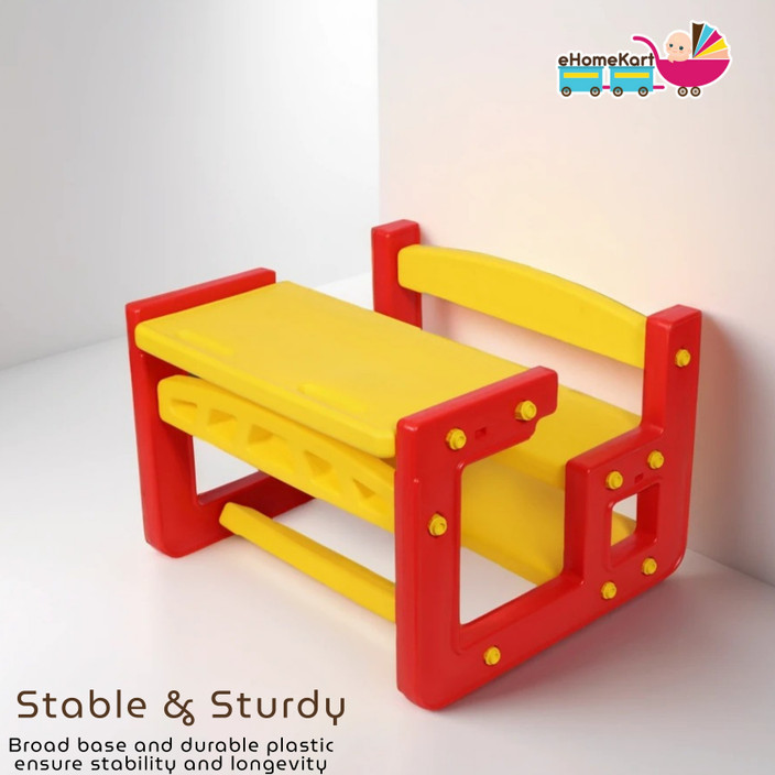 Ehomekart Playgro School Activity Study Desk For Kids-Dual Seater