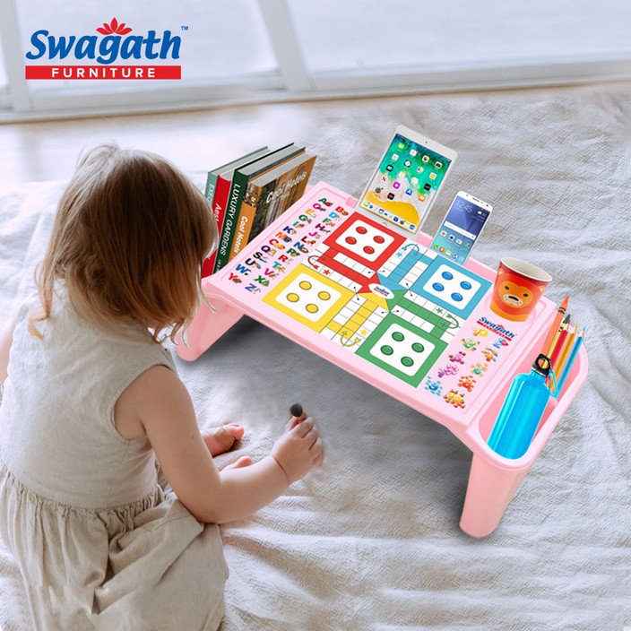 swagath furniture Playdesk for& Study Table Pack of Plastic