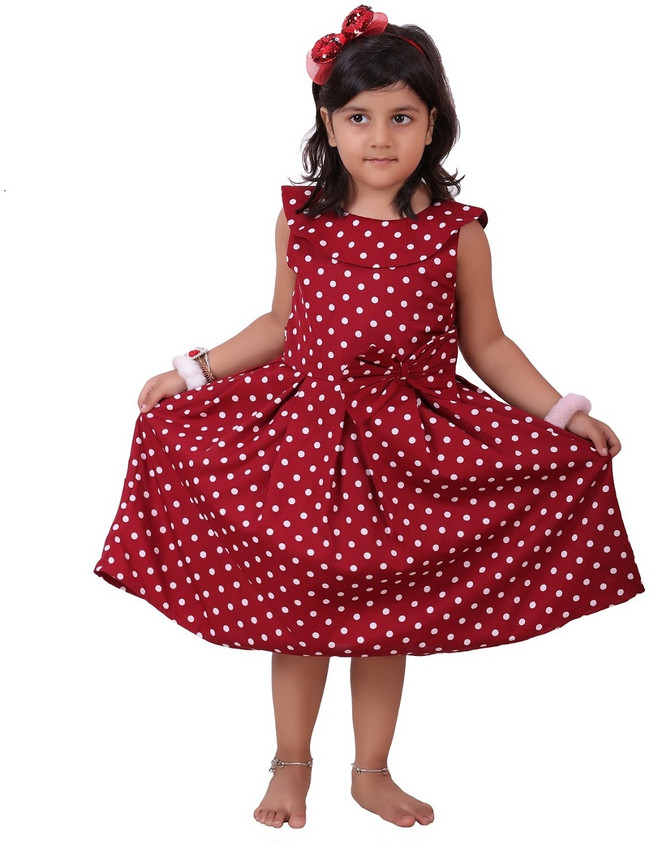 Reem Jheem Girls Midi/Knee Length Casual Dress