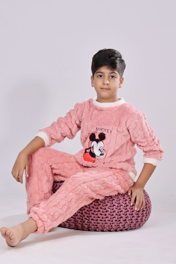 Pink Designer Kids Pjs Two-pieces Check Long Pyjamas Kids MANGO Iran