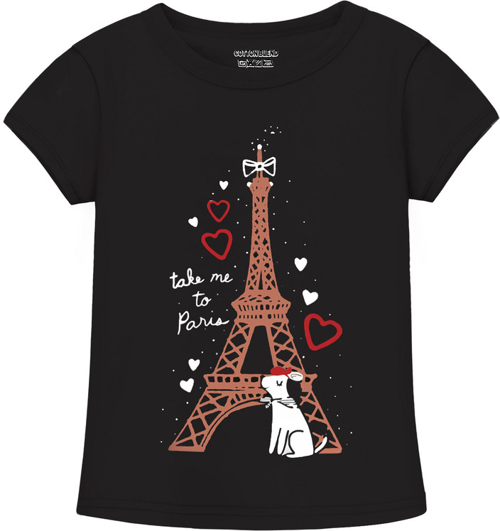 Billion Girls Printed Cotton Blend Regular T Shirt