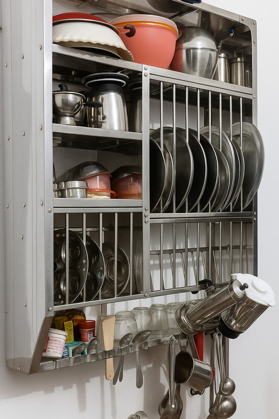 Plate Rack Kitchen Wall Steel Rack Mounted Plate Kitchen Wall