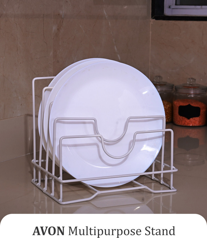 Tidy Homz Plate Kitchen Rack Carbon Steel Vertical