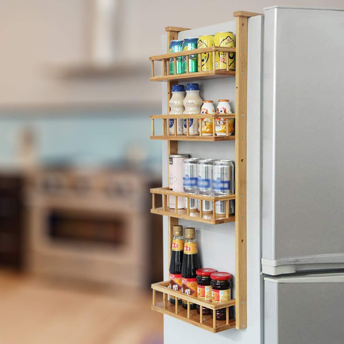 Washing Machine Side Of Fridge Spice Rack Magnet Spice Rack For  Refrigerator Pack Magnetic Shelves For