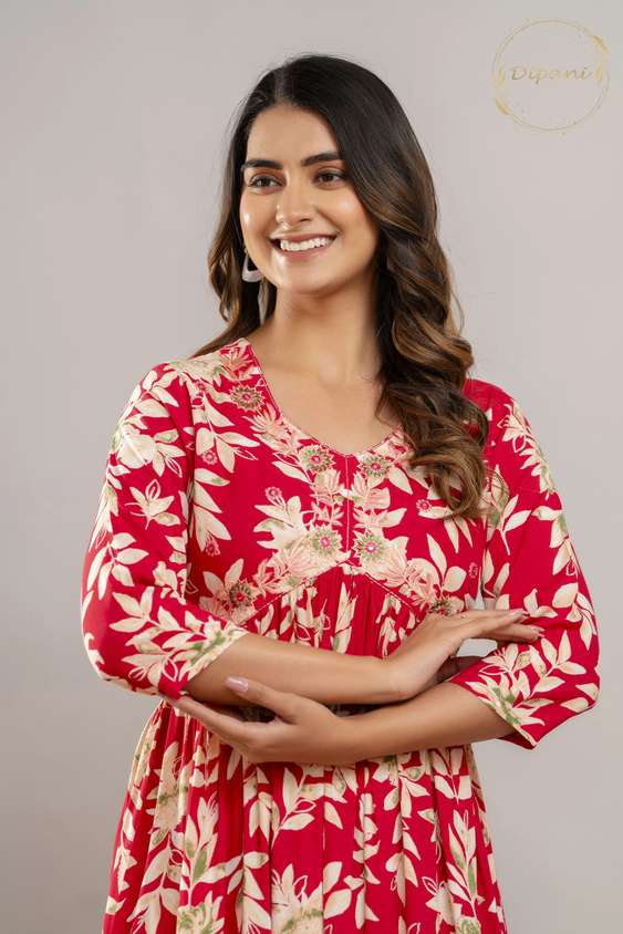 Anarkali printed kurta under 999