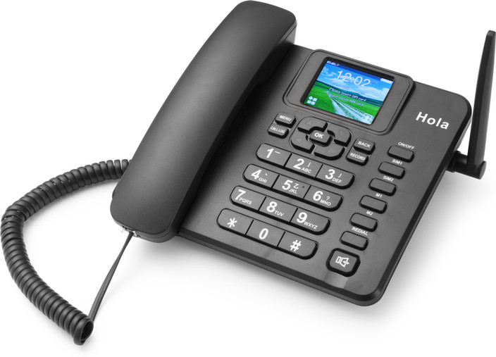 Handset Landline Cell Phone Docking Station HOLA F100 Sim Landline