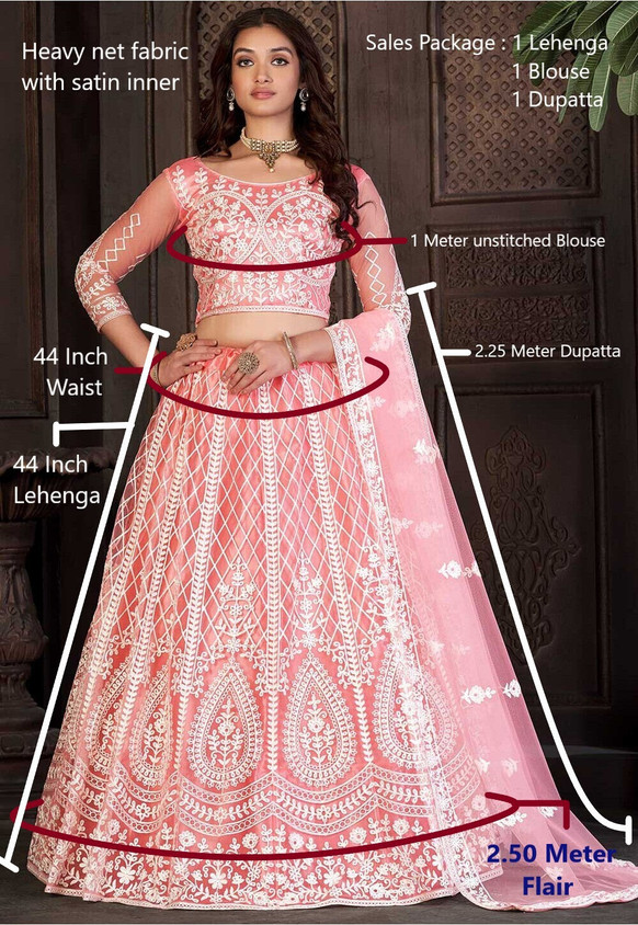 ZAALIMA FASHION Embroidered Semi Stitched Lehenga Choli Buy