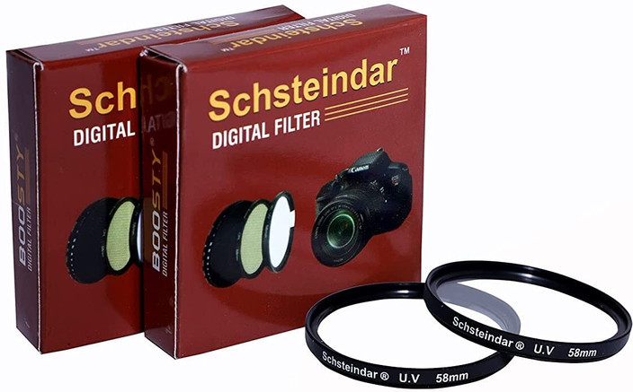 Schsteindar 5Pcs Combo Camera Lens Kit for Canon 200D,200D Mark II