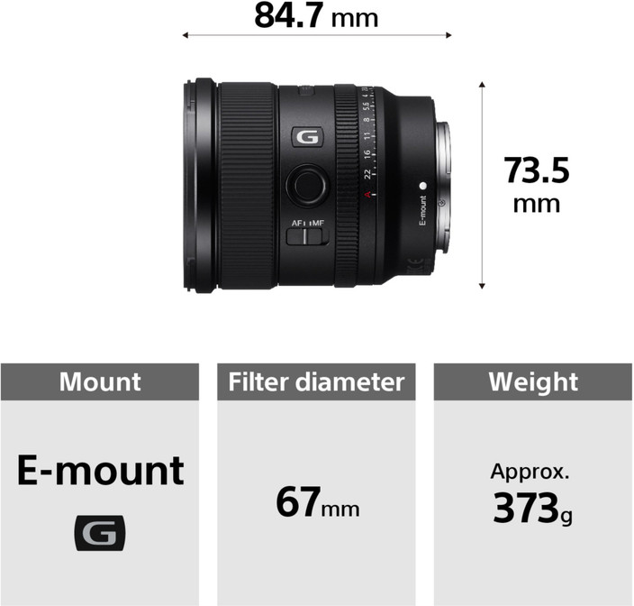 SONY SEL20F18G Wide-angle Prime Lens - SONY : Flipkart.com