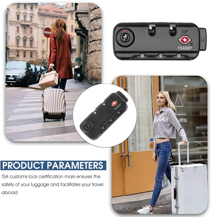 Luggage Lock Reset Vip Suitcase Number Lock TSA Approved Lock