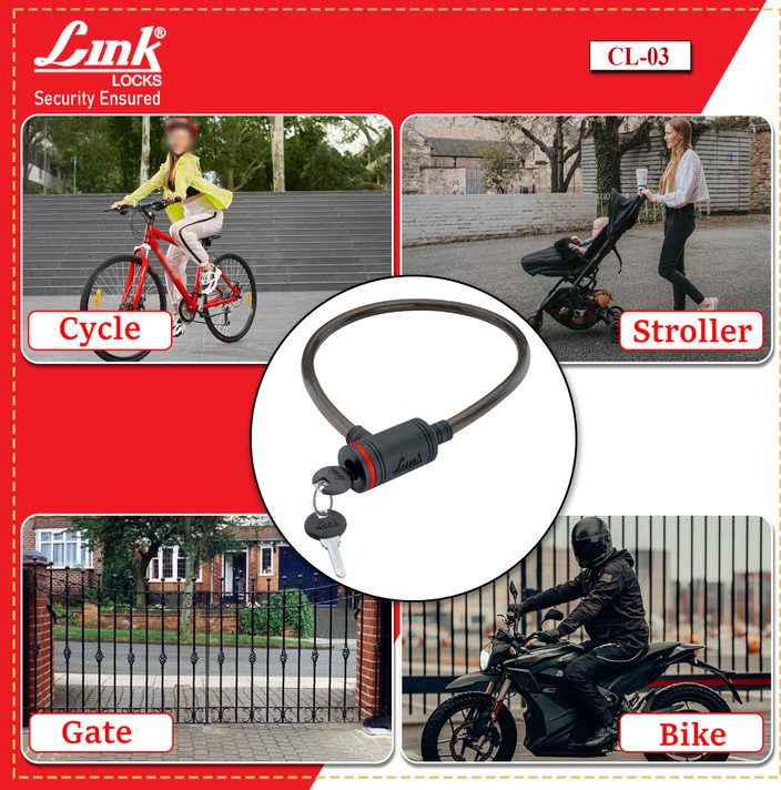 Link Cycles, Bikes and Scooters CL-03 Cable Lock Buy Link Cycles