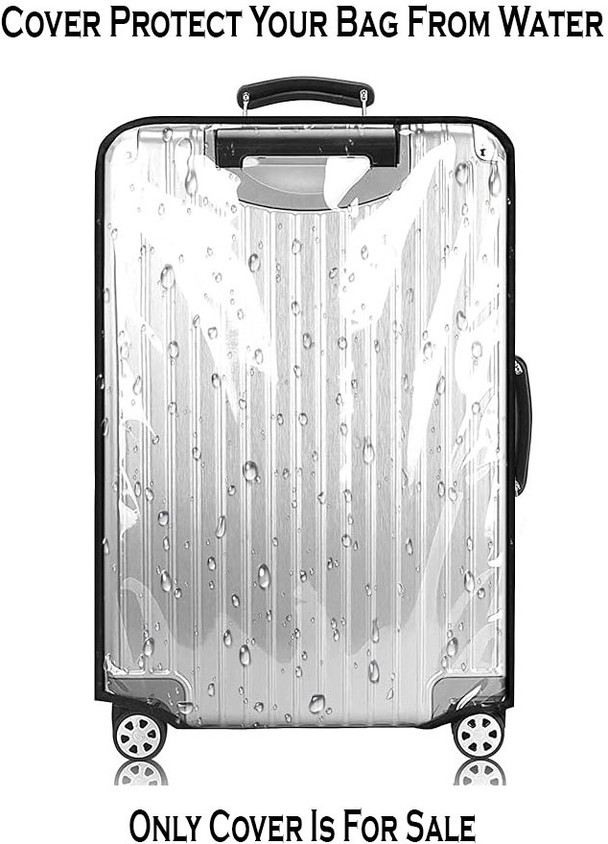 Sky Gold Transparent Trolley Bag Cover PVC Dust Proof Cover