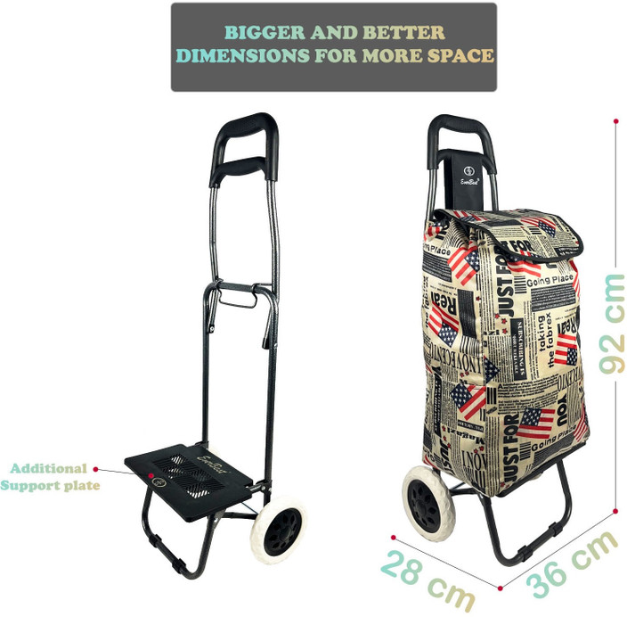 Flipkart Portable Shopping Trolley Bag BUCKETLIST Shopping Bag