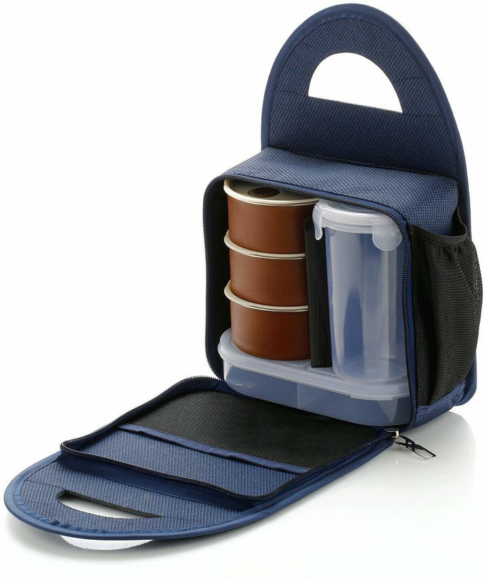 VSELL Stainless Steel Tiffin Set with Bag for