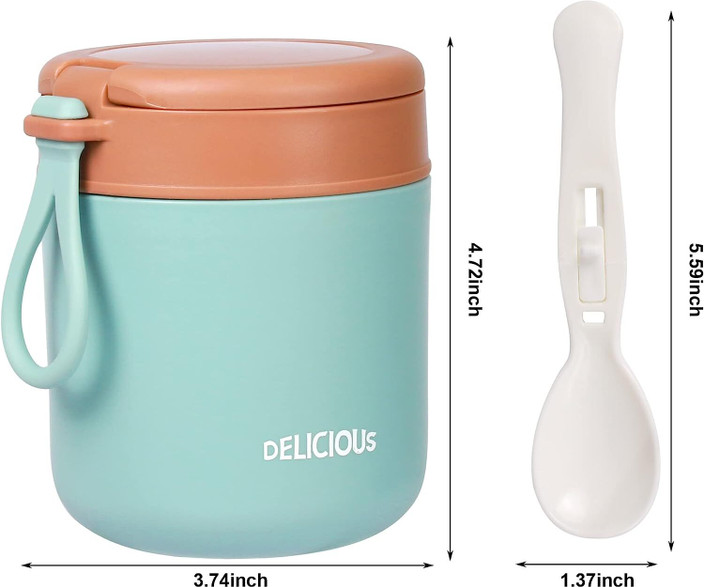 Food Flask Thermos Lunch Box Review Vrupan Hot Cold Stainless