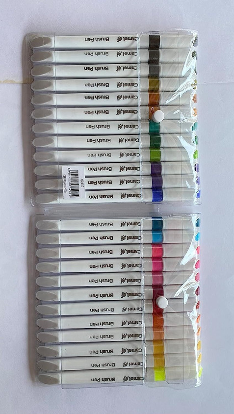 Calligraphy Brush Pen 24 Shades 24 Shades Brush Pens Flipkart