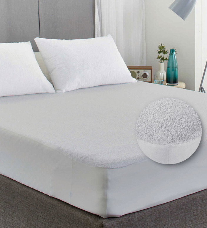 Terry Towelling Fitted Sheets Single TUNDWAL'S Fitted Single Size