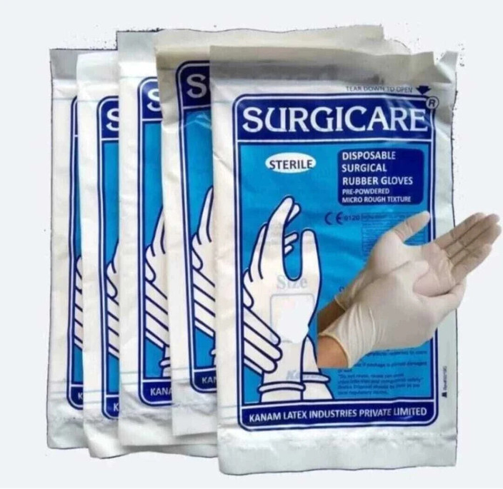 Sterile Gloves Price In India White Surgical Gloves Powder-Free
