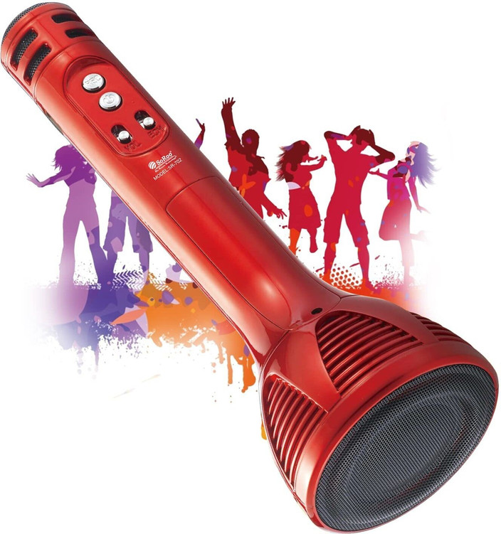 VRJTEC Karaoke Multipurpose Portable Wireless Mic With Inbuilt