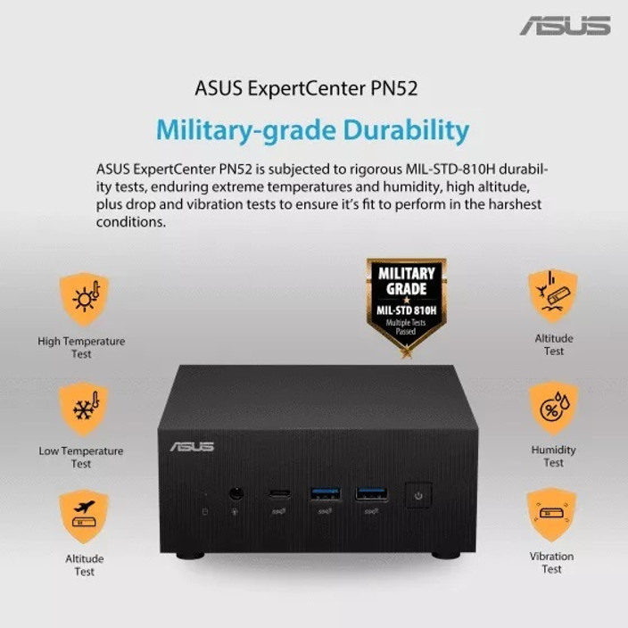 ASUS ExpertCenter PN52 Barebone Mini PC with Ryzen™ 5 5600H