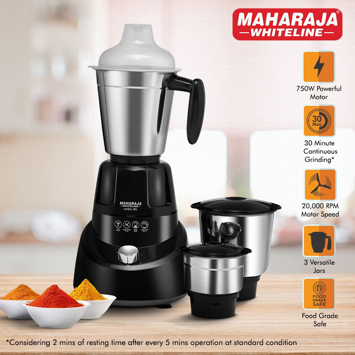 Turbo Maharaja Grinder Mixer Buy Maharaja Whiteline Joy Elite 750W