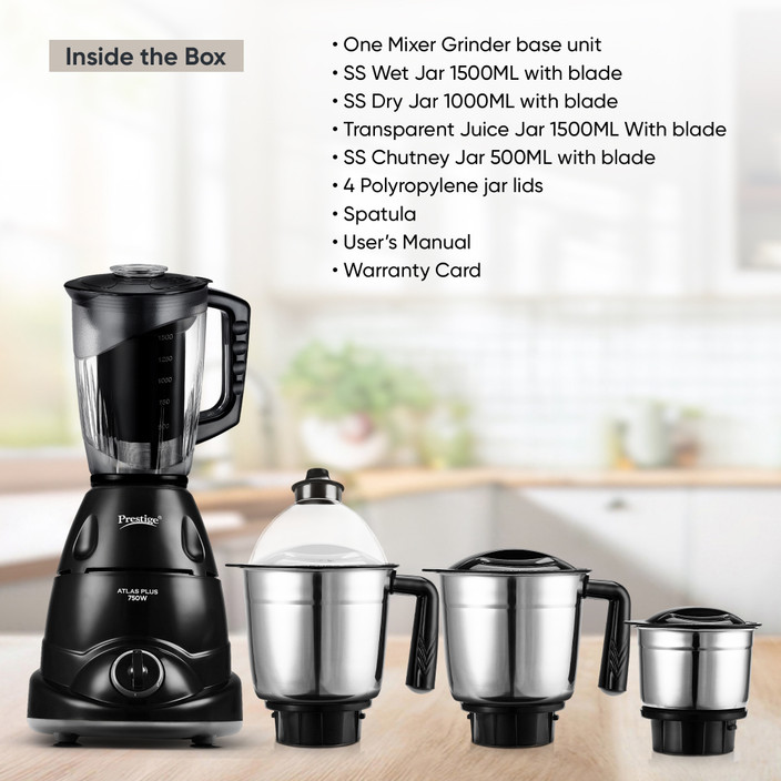 Prestige Delight Prestige Supreme Mixer Grinder 750w Grinder 750