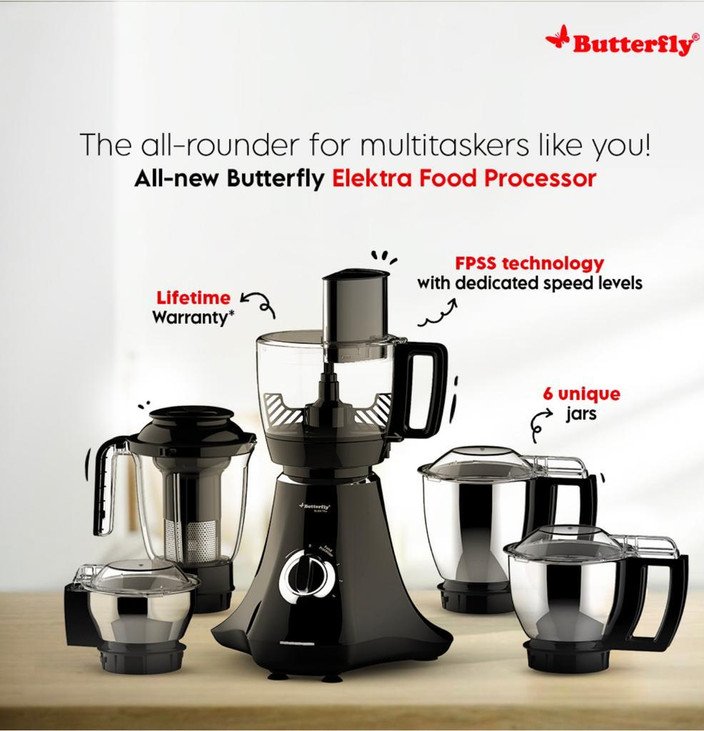 Butterfly ELEKTRA 750 W Juicer Mixer Grinder Price in India Buy