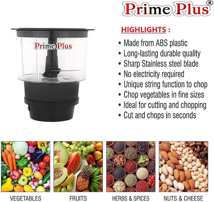 Vegetable Cutter Preethi Zodiac Chopper PRIME PLUS Pp Vegetable