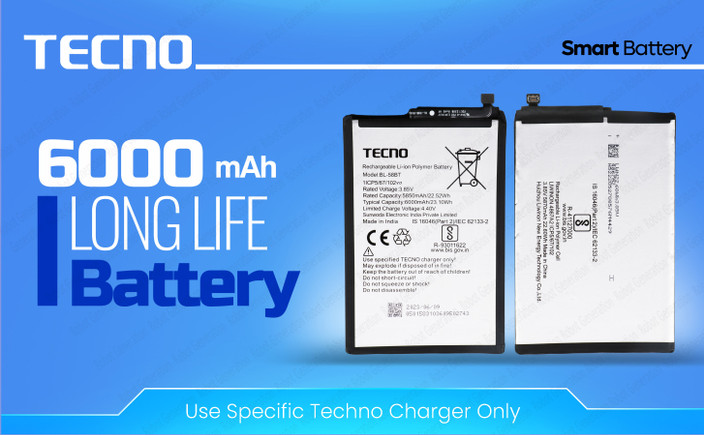 Tecno Mobile Battery Tecno In5 Battery Price Tecno Mobile Battery