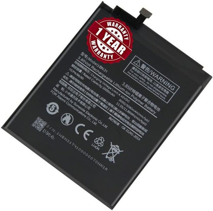 Xiaomi Redmi Note Redmi Y2 Battery Original Buy Nafs Bn31 Original