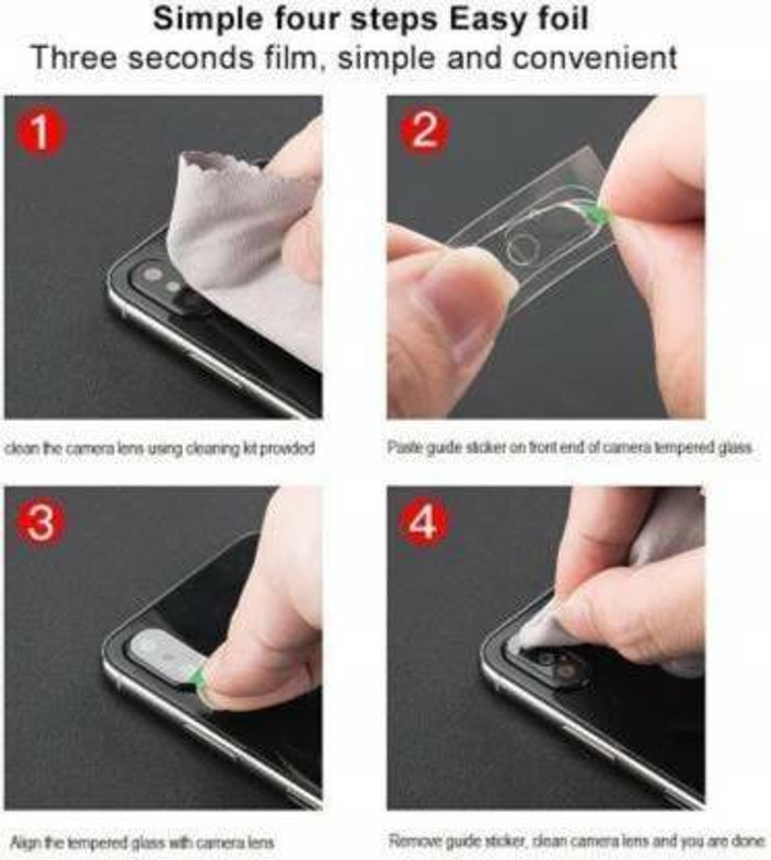 Flipkart Realme 3i Camera Glass LIKEDESIGN Back Camera Lens Glass