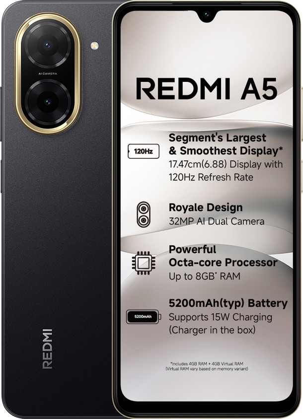 新品 Redmi A5 3/64GB ブラック SIMフリー グローバル版 新品 Redmi A5 3/64GB ブラック SIMフリー グローバル版