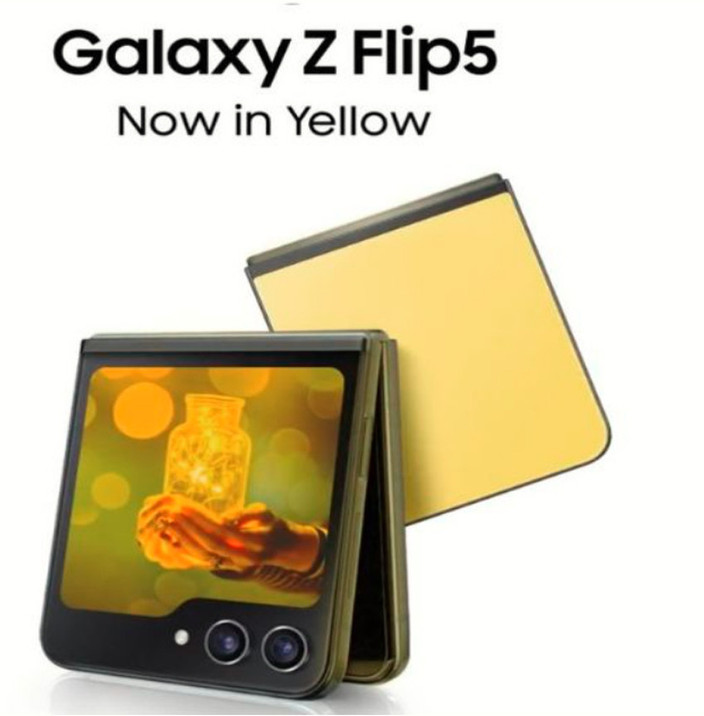 SAMSUNG - Galaxy z flip5 512GB イエロー Samsung Galaxy Z Flip5 512GB Yellow SM-F731BZYEATS – 3