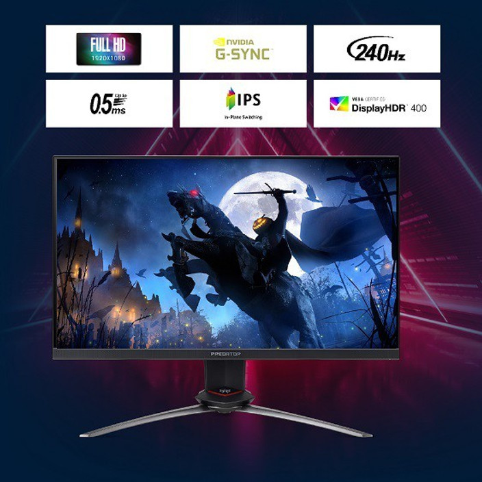 Nvidia G Sync Acer Predator Xb3 Gaming Monitor 240hz Refurbished