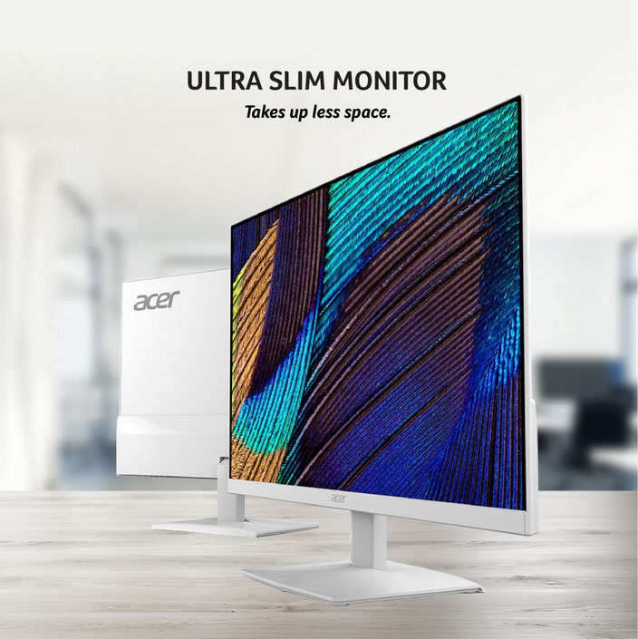 Acer 54.61 cm (22 inch) Full HD IPS Panel White Color Ultra