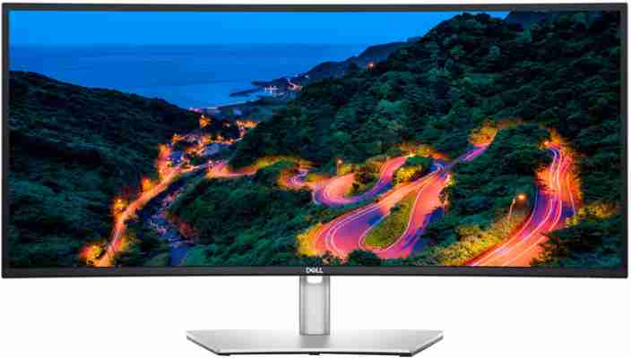 【美品】Dell 34 曲面 モニター P3424WE ＆専用サウンドバー付 DELL P-Series 86.36 cm (34 inch) WQHD LED Backlit IPS Panel
