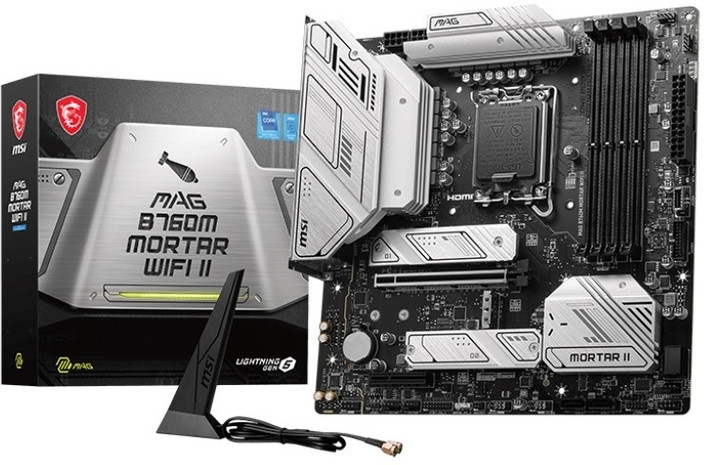 MSI MAG B760M MORTAR WIFI II LGA 1700Socket Micro-ATX Intel