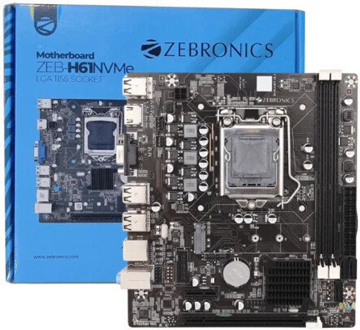 ZEBRONICS H61-i5-3rd(3470/3570/3470s)-8GB-PFAN-COMBO LGA