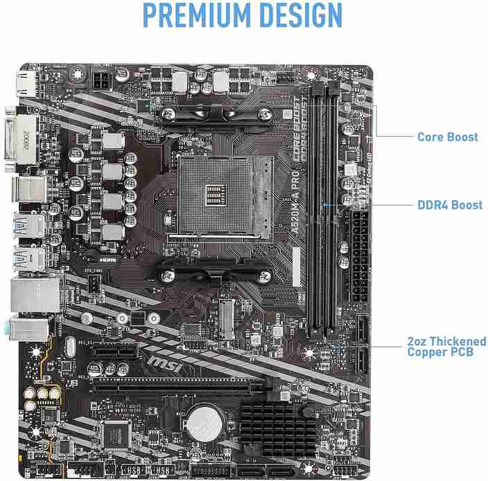 Msi A520m 3200g Compatible Motherboards Compatible Motherboard For