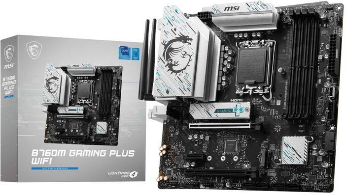 【残り保証期間1.5年弱】MSI B760M GAMING PLUS WIFI MSI B760M GAMING PLUS WIFI DDR4 - Intel 14th/13th/12th Gen