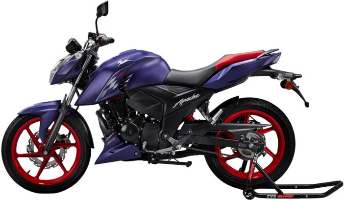 Blue Colour Apache 160 Bs4 Old Model Blue Colour Rtr 160 4v Bs4