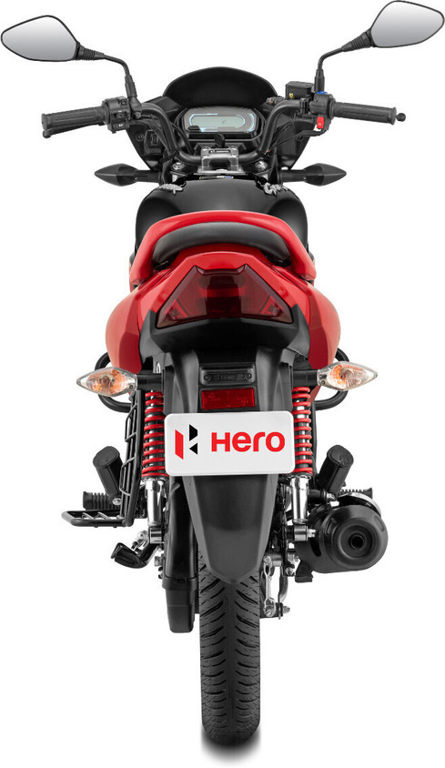 Candy Blazing Red Red Colour Glamour Bike Hero Glamour Bike Ka New