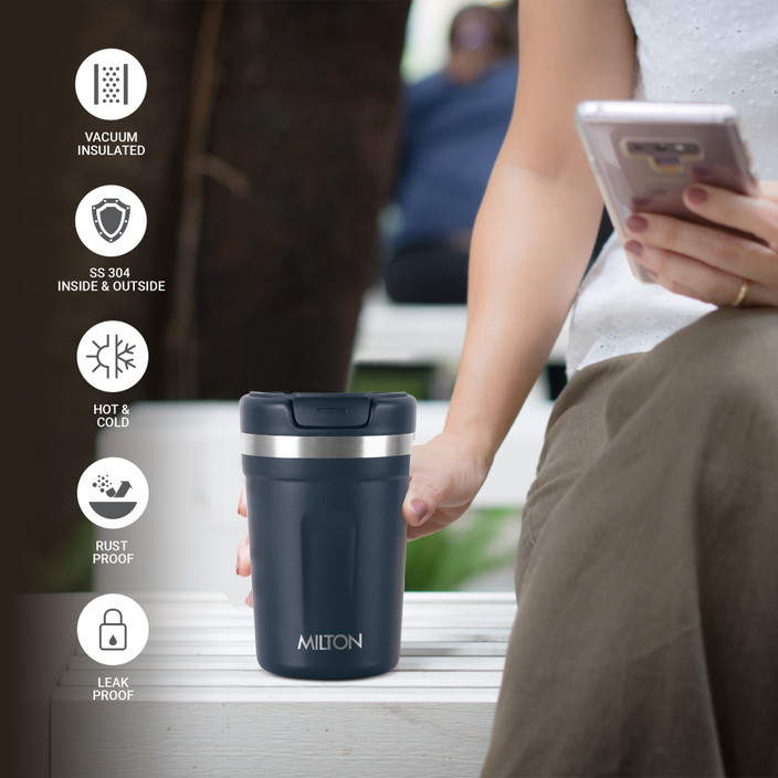 350 Ml Thermosteel Mug With Lid MILTON Corral 350 Thermosteel