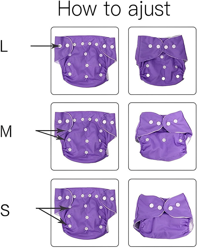 HM POINT Pack of CLOTH Diaper+ INSERTS A Sustainable Choice for - Main Image