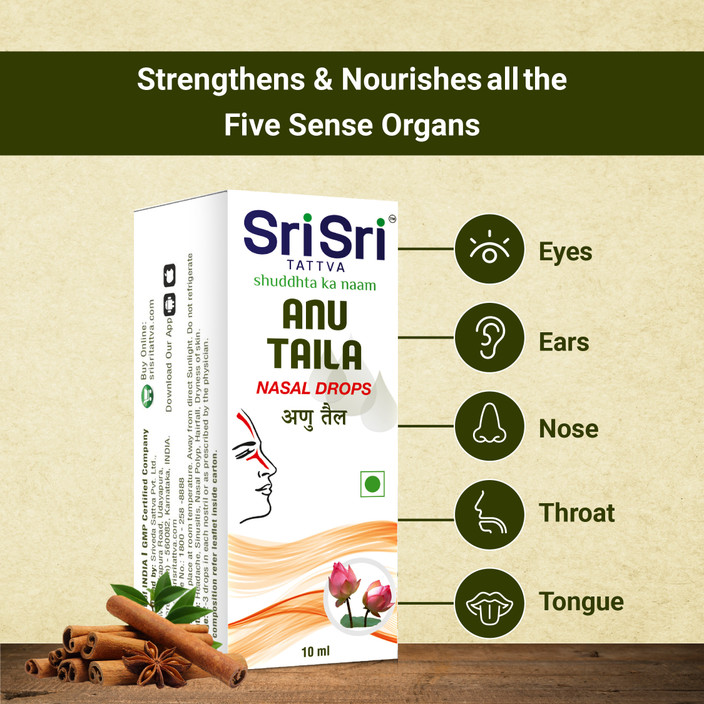 Sri sri Ayurveda Anutaila 10ml×10 Amazon | Sri Sri Tattva Anu Taila - シュリ シュリ タットヴァ