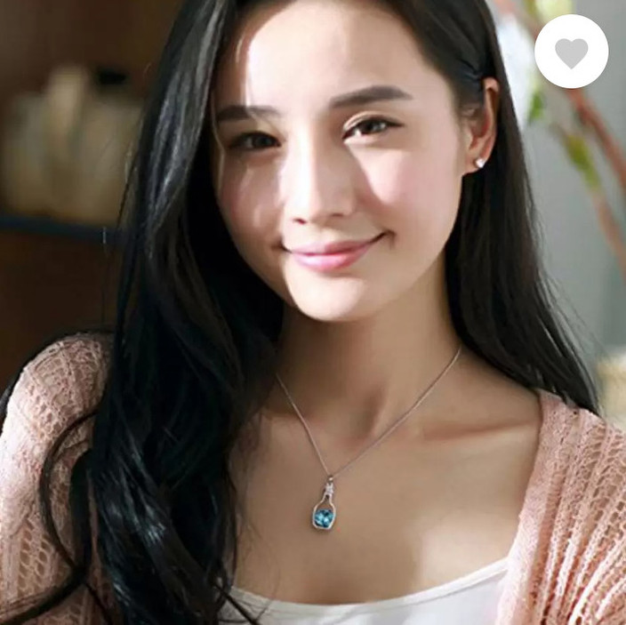 Jewelgenics Heart Blue Crystal Pendant for Girls/Women Stainless